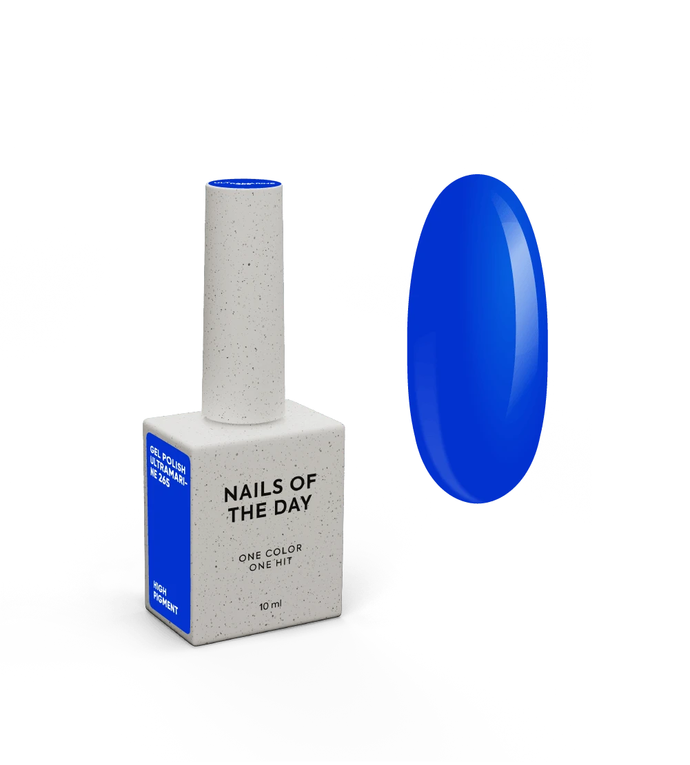 NAILSOFTHEDAY Let's Special Ultramarine — vernis à ongles gel bleu couvrant une couche, 10 ml