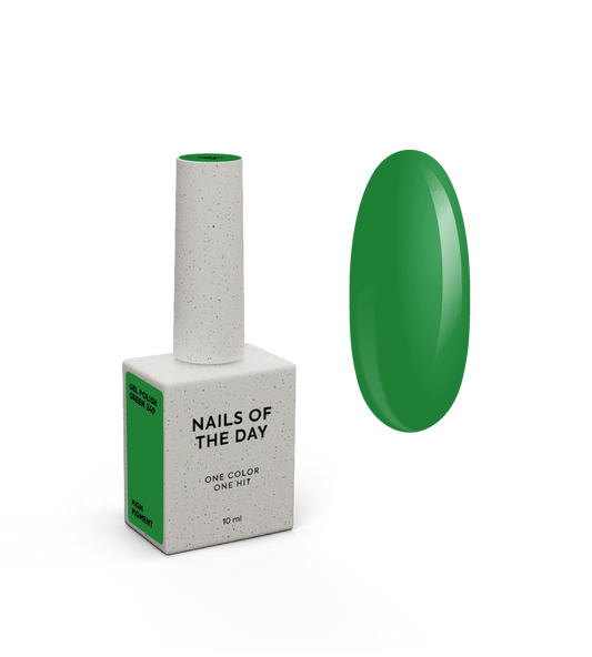 NAILSOFTHEDAY Let's Special Green - vernis gel spécial vert se chevauchant en une seule couche, 10 ml