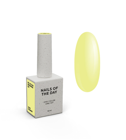 NAILSOFTHEDAY Let's Special Lemonade — vernis gel pastel citron pour ongles couvrant en une seule couche, 10 ml