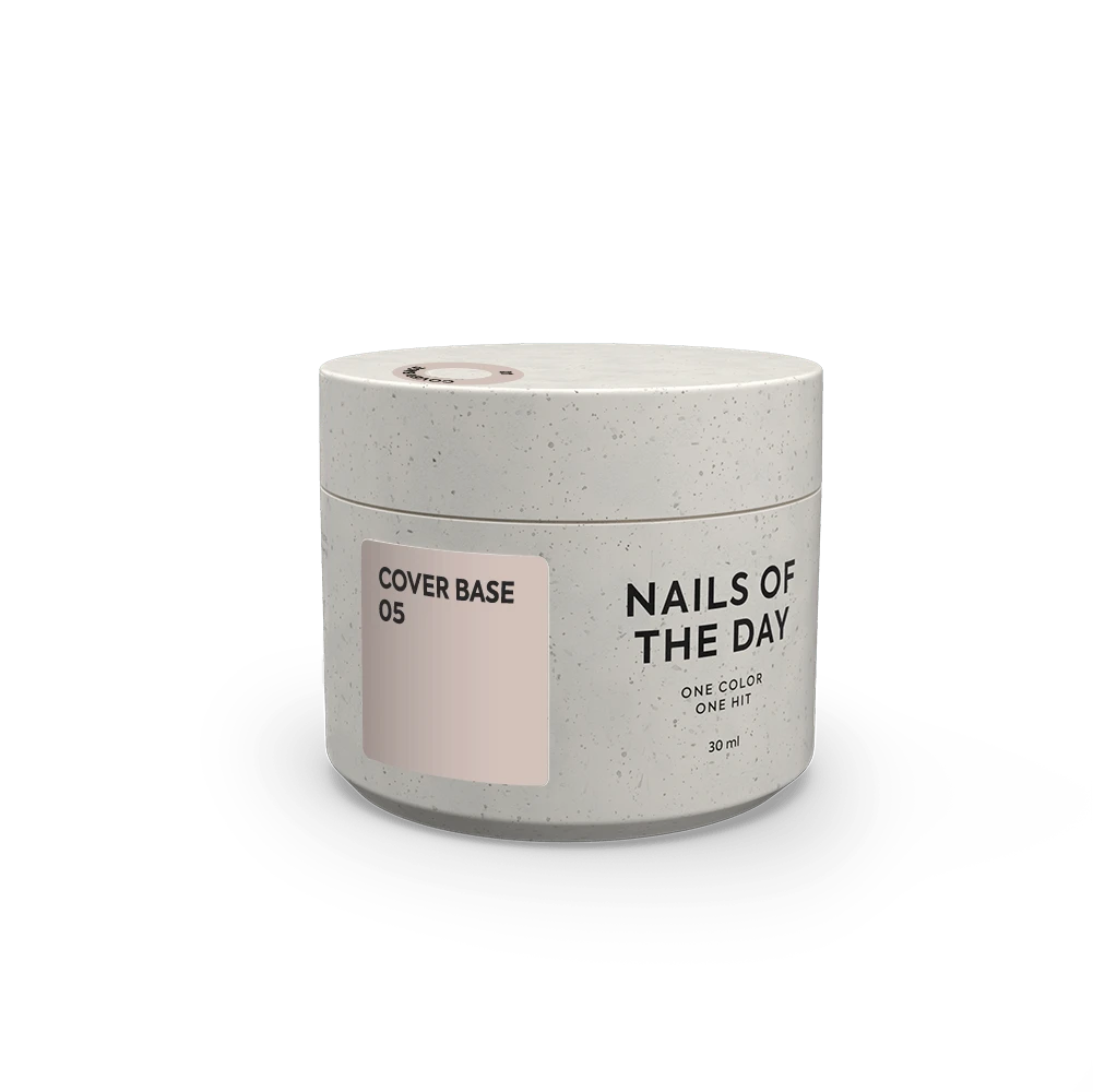 Nailsoftheday Cover base NOVA Fórmula 05 — base de camuflagem de caramelo frio para unhas, 30 ml