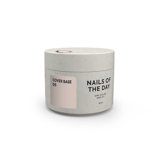 Nailsoftheday Cover base NOVA Fórmula 05 — base de camuflagem de caramelo frio para unhas, 30 ml
