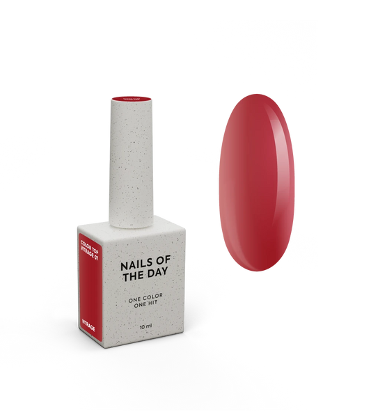 NAILSOFTHEDAY Color Top Vitrage 07 — top coat vitral borgonha profundo e semitransparente sem camada pegajosa para unhas, 10 ml.