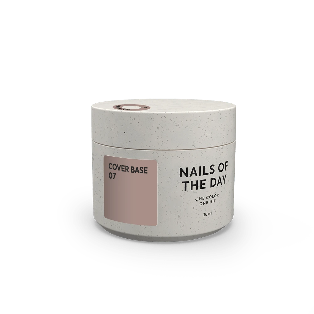 Nailsoftheday Cover base NOVA Fórmula 07 — base de camuflagem para unhas na cor latte, 30 ml