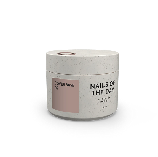 Nailsoftheday Cover base NOVA Fórmula 07 — base de camuflagem para unhas na cor latte, 30 ml