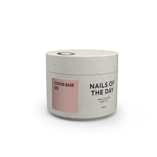 Nailsoftheday Cover base NOVA Fórmula 09 — base camuflada para unhas na cor nude moderno, 30 ml