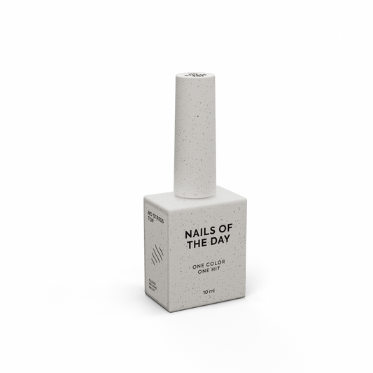 NAILSOFTHEDAY No stress top no wipe - top brillante sin capa pegajosa y sin filtros UV, top ANTI-RAYAS, 10 ml