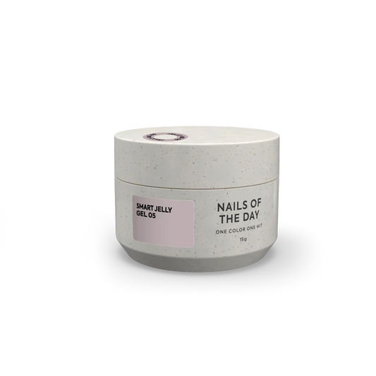 NAILSOFTHEDAY Smart Jelly gel 05 - gel de construção castanho claro para unhas, 15 g
