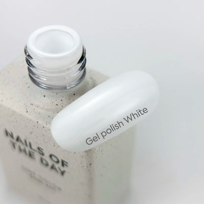 NAILSOFTHEDAY Let's Special White — un vernis gel blanc spécial superposé en une seule couche, 10 ml