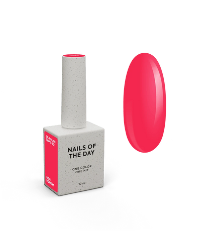 NAILSOFTHEDAY Gel Polish Tropic 212 — esmalte semipermanente rosa coral con cobertura en una sola capa, 10 ml