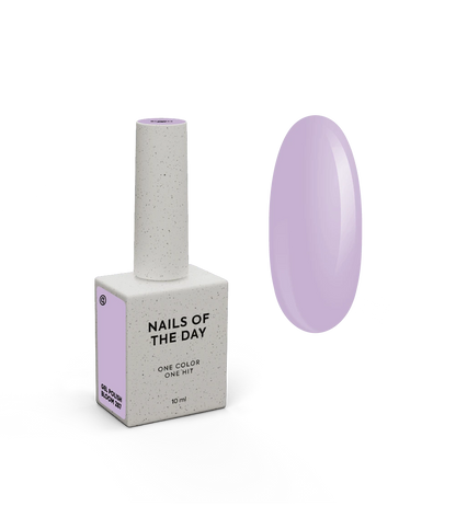 NAILSOFTHEDAY Gel polish Bloom 287 — delicado tono lila con cobertura total en una sola capa, 10 ml.