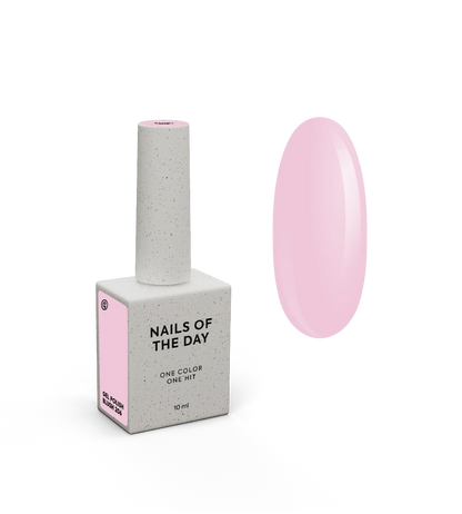 NAILSOFTHEDAY Gel polish Blush 206 — delicado tono rosa con cobertura total en una sola capa, 10 ml.