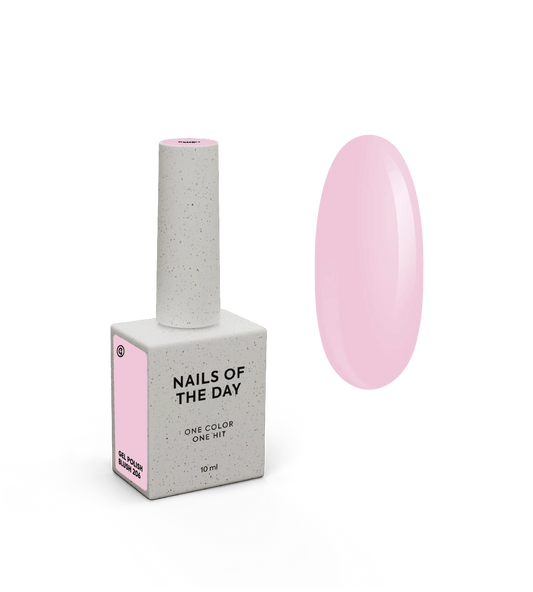 NAILSOFTHEDAY Gel polish Blush 206 — delicado tono rosa con cobertura total en una sola capa, 10 ml.