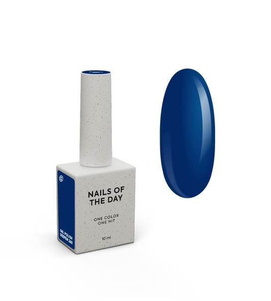 NAILSOFTHEDAY Gel polish Deepen 260 — tono azul profundo con cobertura total en una sola capa, 10 ml.