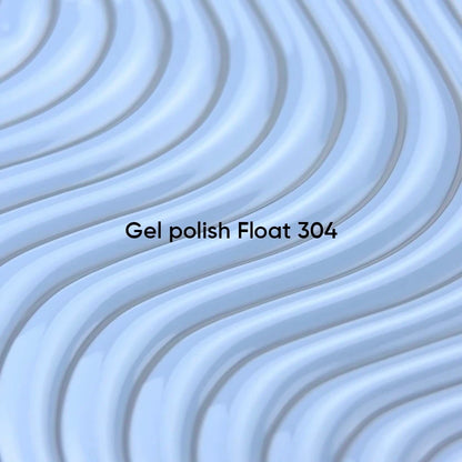NAILSOFTHEDAY Gel polish Float 304 — tono azul cielo con cobertura total en una sola capa, 10 ml.