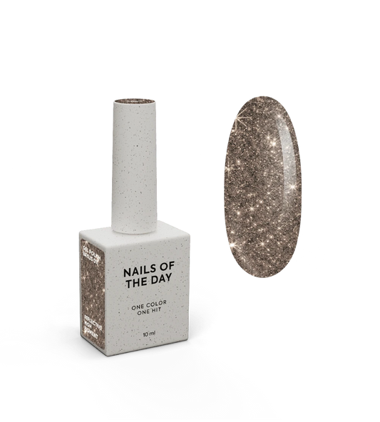 NAILSOFTHENIGHT Baylis gel polaco — verniz gel reflexivo dourado para unhas, 10 ml