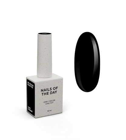 NAILSOFTHEDAY Let's special Black — uno speciale smalto gel nero sovrapposto in uno strato, 10 ml