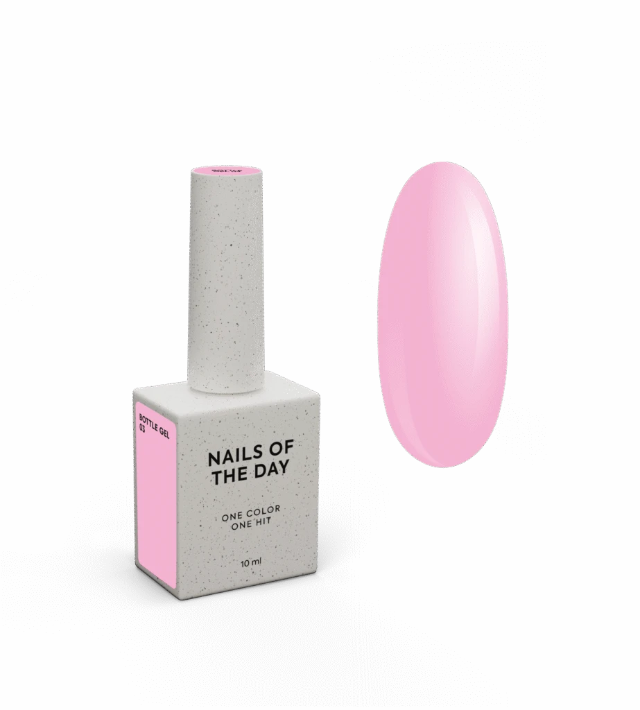 NAILSOFTHEDAY Flacone gel 03 – gel ultra forte rosa tenue, 10 ml