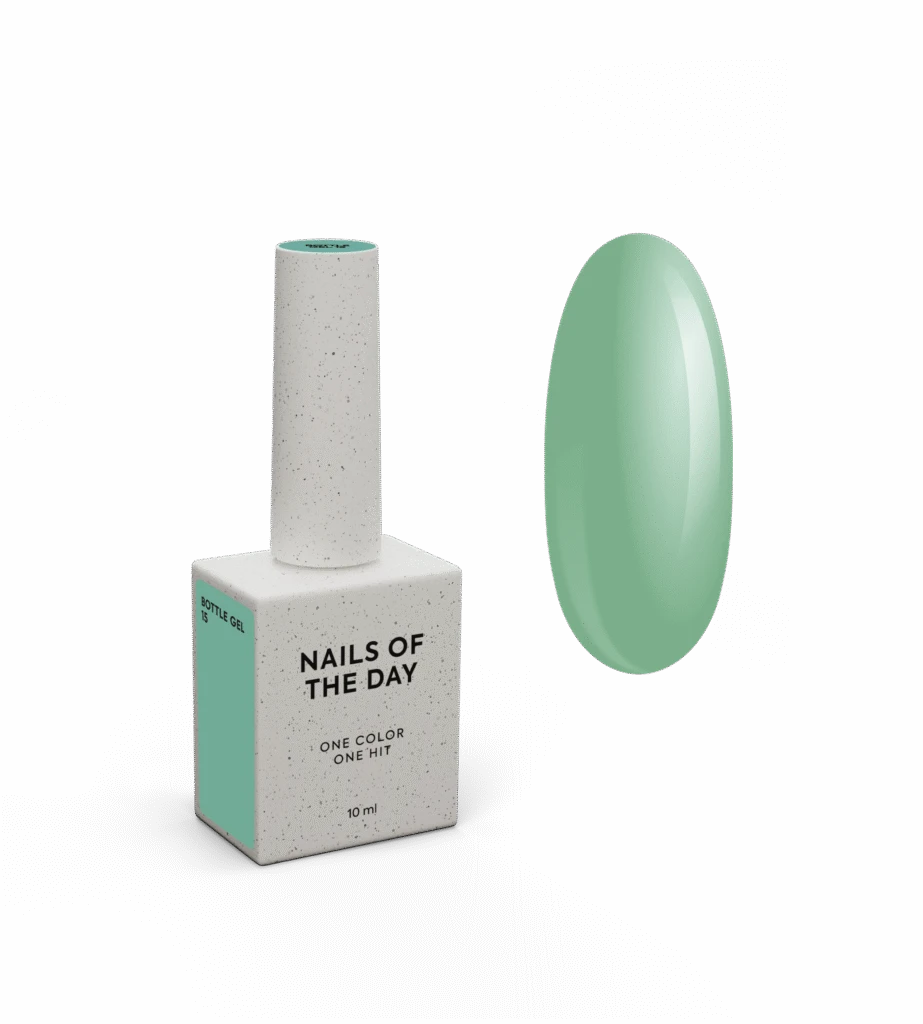 NAILSOFTHEDAY Gel de garrafa 15 — gel ultra forte para unhas, 10 ml