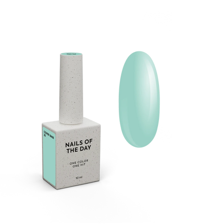 Nailsoftheday Cover Base NEW Formula 20 – Mint-Camouflage-Basislack für Nägel, 10 ml