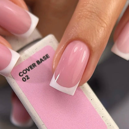 Nailsoftheday Cover base NOVA Fórmula 02 — base camuflada rosa-nude para unhas, 10 ml