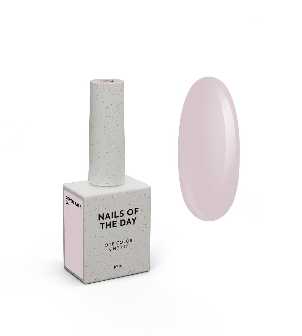 Nailsoftheday Cover base NOVA Fórmula 04 — base translúcida rosa em pó para unhas, 10 ml
