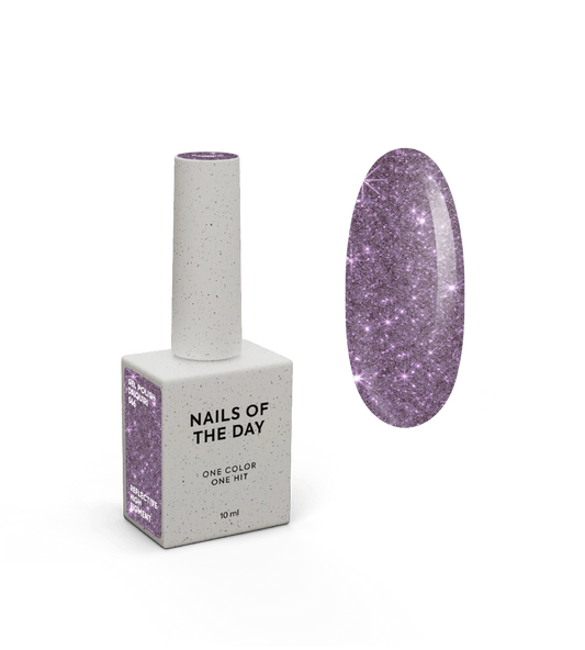 NAILSOFTHENIGHT Polish gel Daiquiri — verniz gel reflexivo roxo para unhas, 10 ml