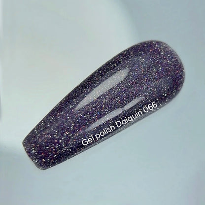 NAILSOFTHENIGHT Polish gel Daiquiri — verniz gel reflexivo roxo para unhas, 10 ml