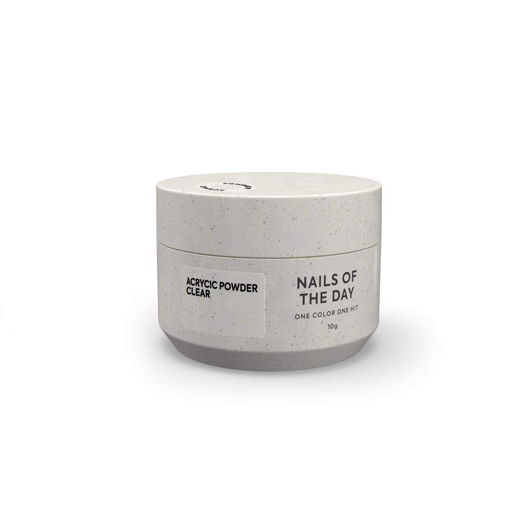 NAILSOFTHEDAY ELSA Acrylic Powder Clear — Polvo acrílico transparente, 10 g