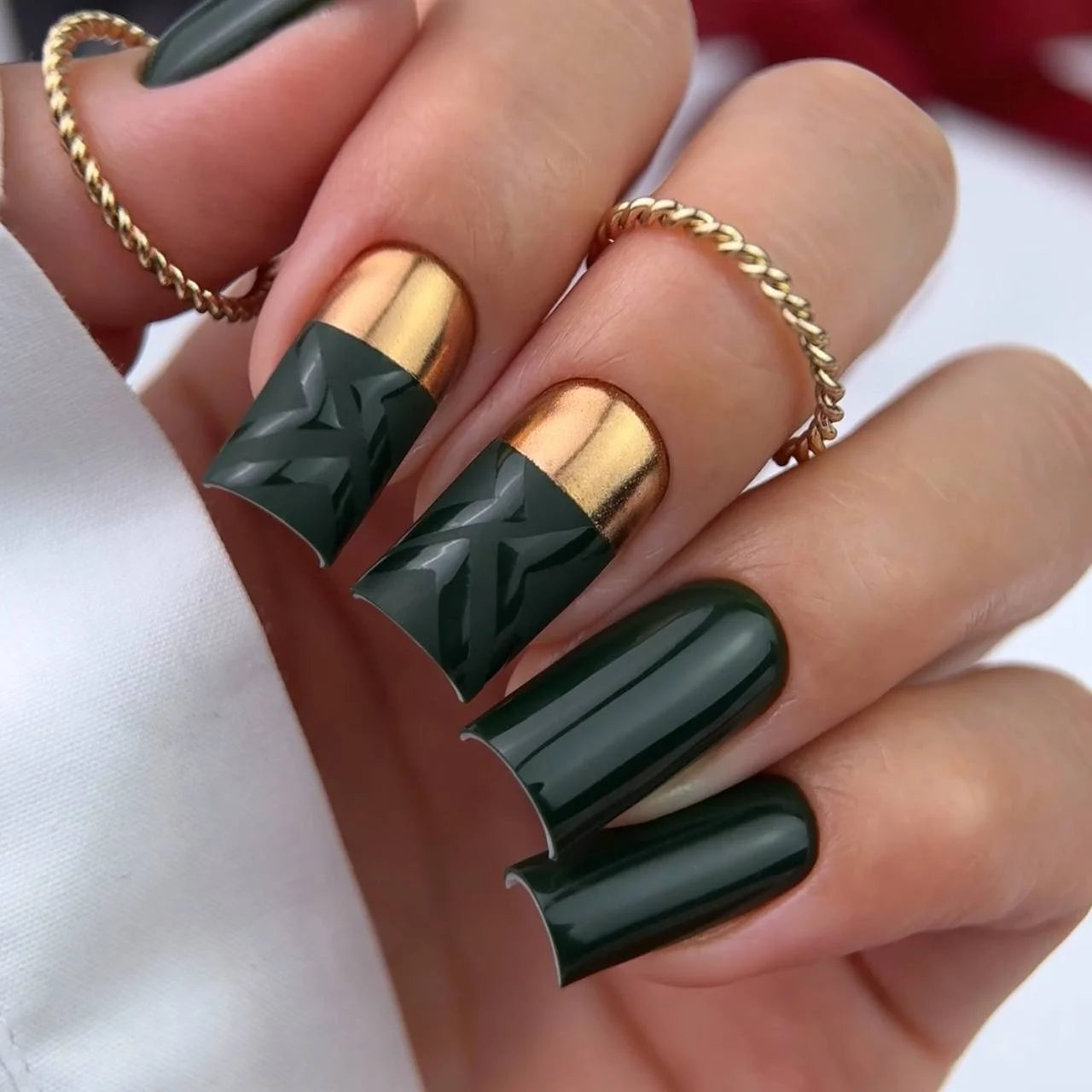 NAILSOFTHEDAY Let's Special Green glass — vernis gel émeraude pour ongles couvrant en une seule couche, 10 ml