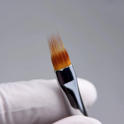 NAILSOFTHEDAY Brush Gradient — a professional metal nail brush with cap, designed for creating flawless gradients, 12 mm.