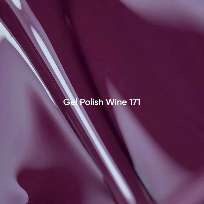 NAILSOFTHEDAY Gel Polish Wine — esmalte semipermanente en tono vino uva con cobertura completa en una sola capa. 10 ml.