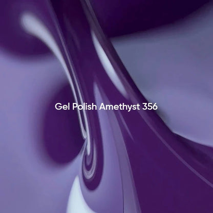 NAILSOFTHEDAY Gel Polish Amethyst — esmalte semipermanente en tono púrpura amatista oscuro con cobertura completa en una sola capa. 10 ml.