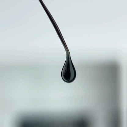 NAILSOFTHEDAY Builder gel 54 Vitrage — black stained-glass builder gel for nail extensions, 15 ml