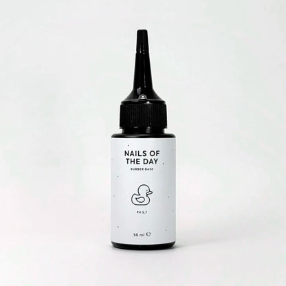 NAILSOFTHEDAY Rubber Base – base in gomma per unghie, 50 ml (refill)
