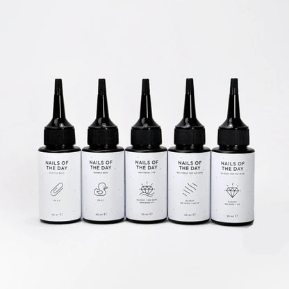 NAILSOFTHEDAY Rubber Base – base in gomma per unghie, 50 ml (refill)