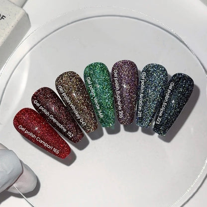 NAILSOFTHEDAY Gel Polish Grenadine — esmalte semipermanente burdeos (granada) reflectante, 10 ml