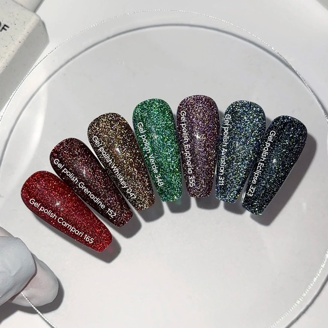 NAILSOFTHEDAY Gel Polish Whiskey — esmalte semipermanente marrón reflectante, 10 ml