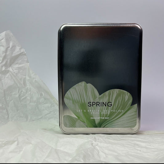 Tin box "Spring-summer 2024" for a gift to yourself/girlfriend and spectacular unpacking of the collection.