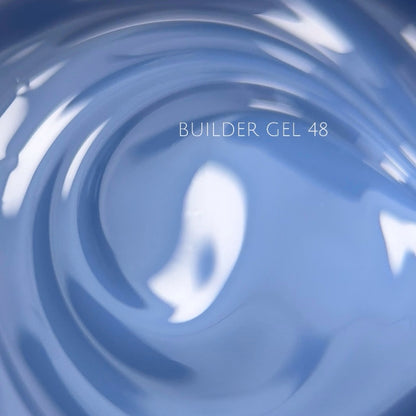 NAILSOFTHEDAY Builder Gel 48 — gel azul cielo para extensiones de uñas, 15 ml