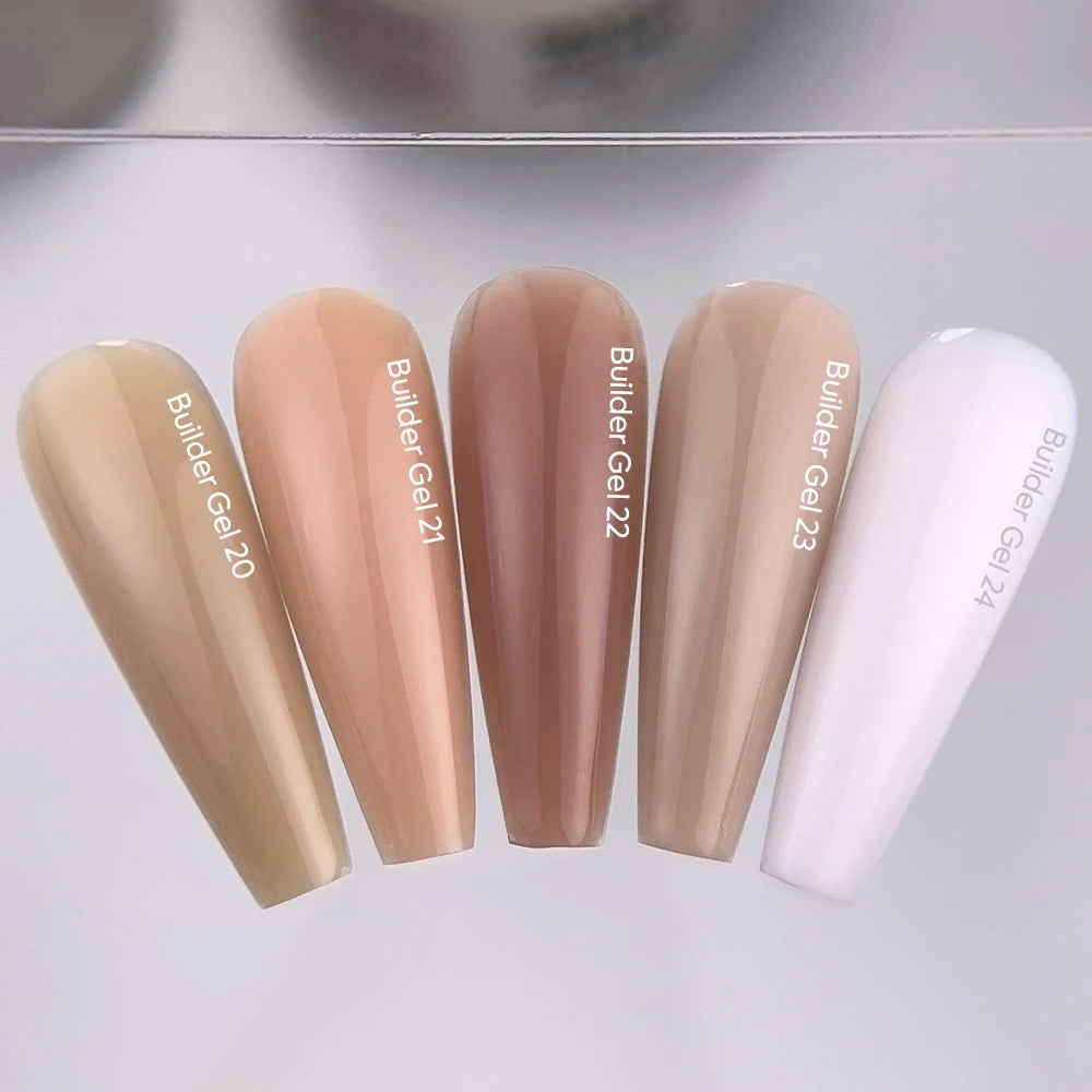 NAILSOFTHEDAY Builder Gel 20 — gel nude arena para extensiones de uñas, 30 ml