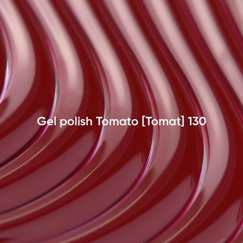 NAILSOFTHEDAY Gel polish Tomato [Tomat] 130 — томатно-червоний гель-лак, що перекривається в один шар, 10 мл