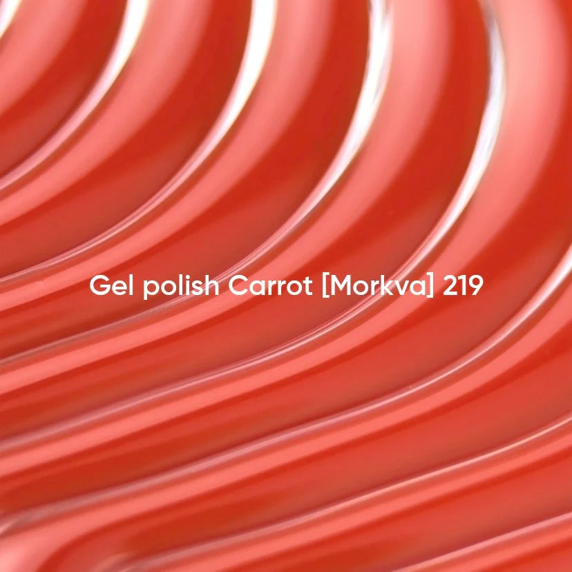 NAILSOFTHEDAY Gel Polish Carrot [Morkva] 219 – Karottenoranger Gel-Nagellack mit Deckkraft in nur einer Schicht, 10 ml