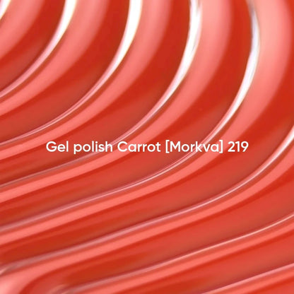 NAILSOFTHEDAY Gel Polish Carrot [Morkva] 219 – Karottenoranger Gel-Nagellack mit Deckkraft in nur einer Schicht, 10 ml