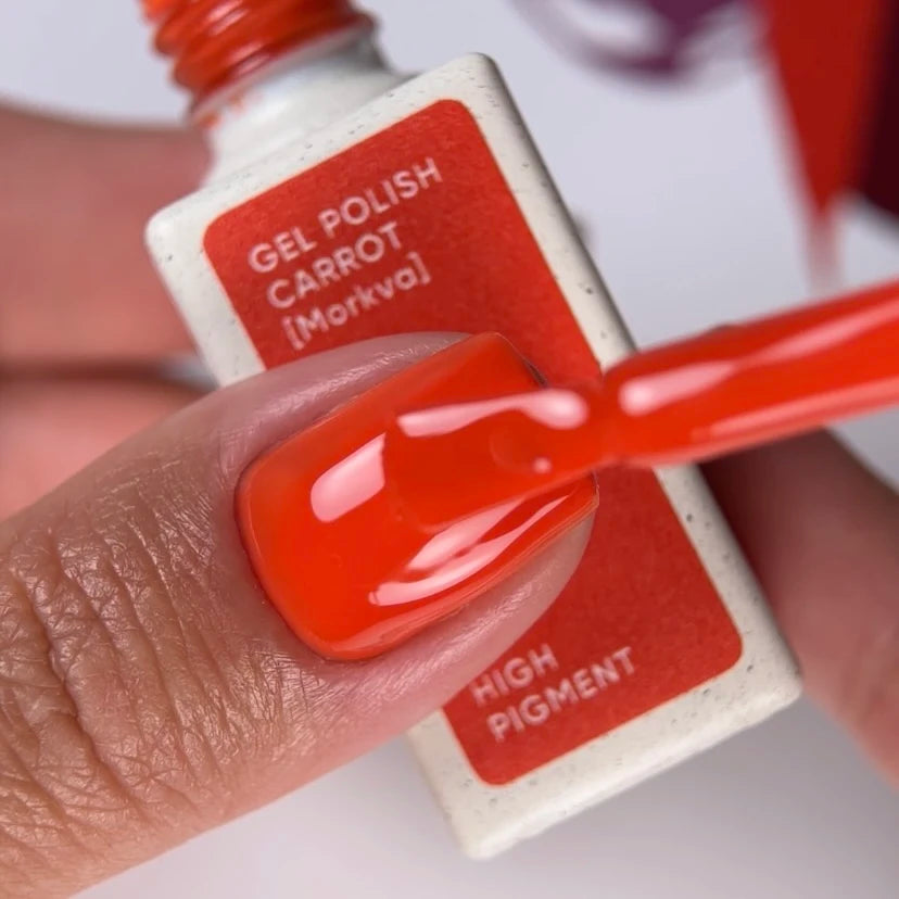 NAILSOFTHEDAY Gel Polish Carrot [Morkva] 219 – Karottenoranger Gel-Nagellack mit Deckkraft in nur einer Schicht, 10 ml