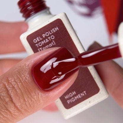 NAILSOFTHEDAY Gel polish Tomato [Tomat] 130 — томатно-червоний гель-лак, що перекривається в один шар, 10 мл
