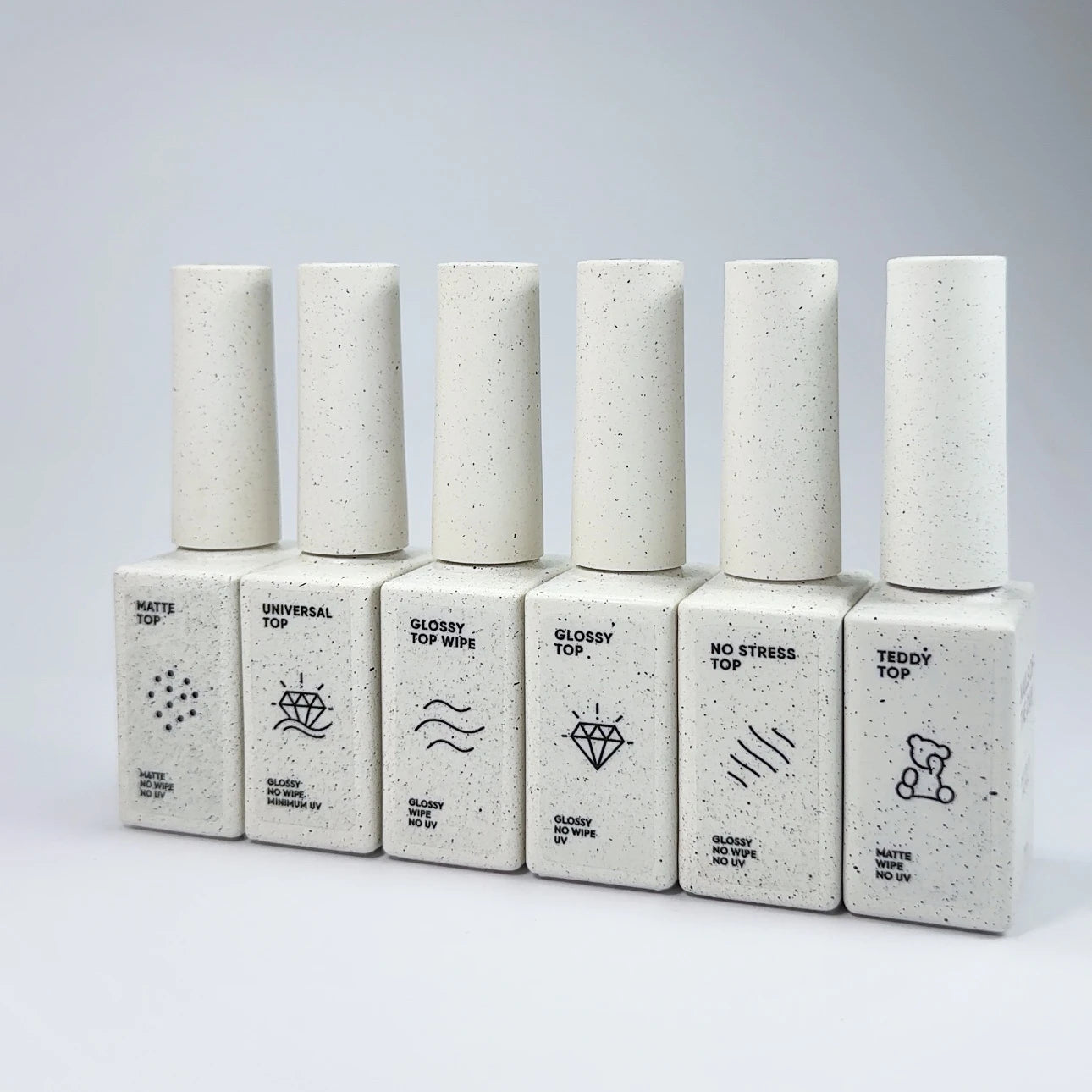 NAILSOFTHEDAY Teddy top wipe — matte plush top with a sticky layer, new formula, without UV filters, 10 ml