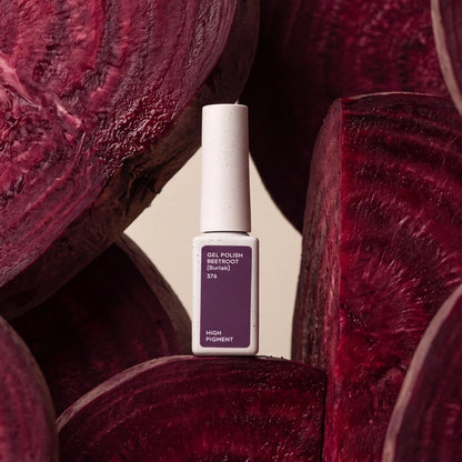 NAILSOFTHEDAY Gel Polish Beetroot [Buriak] 376 – Rote-Bete-Violetter Gel-Nagellack mit Deckkraft in nur einer Schicht, 10 ml