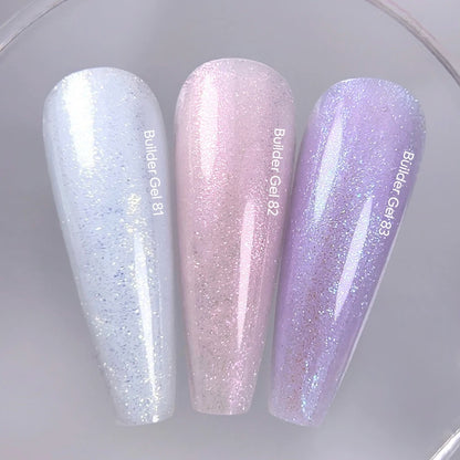 NAILSOFTHEDAY Builder Gel 81 — milky builder gel with shimmer, 15 ml