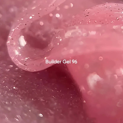 NAILSOFTHEDAY Builder Gel 96 — pink reflective builder gel, 15 ml