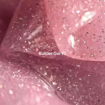 NAILSOFTHEDAY Builder Gel 93 — soft pink reflective builder gel, 15 ml